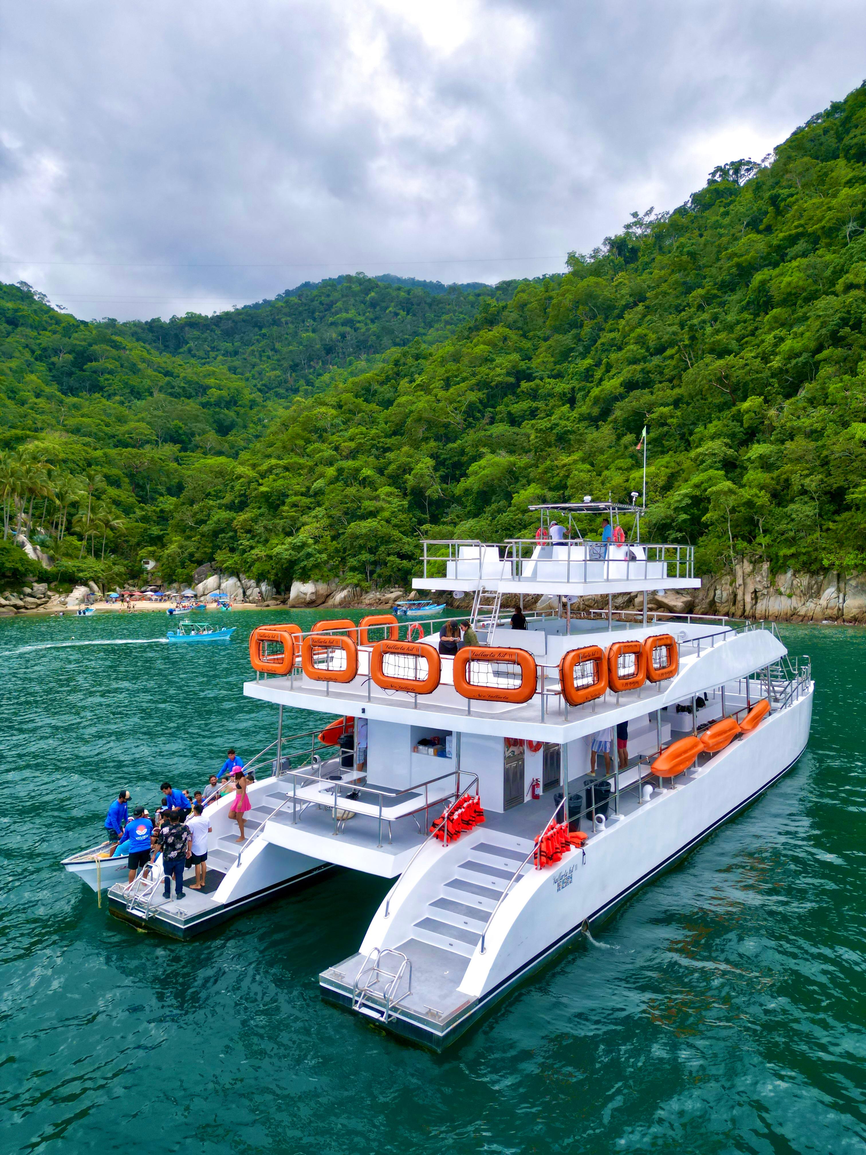 Private yacht charter mega catamaran Puerto Vallarta Mexico