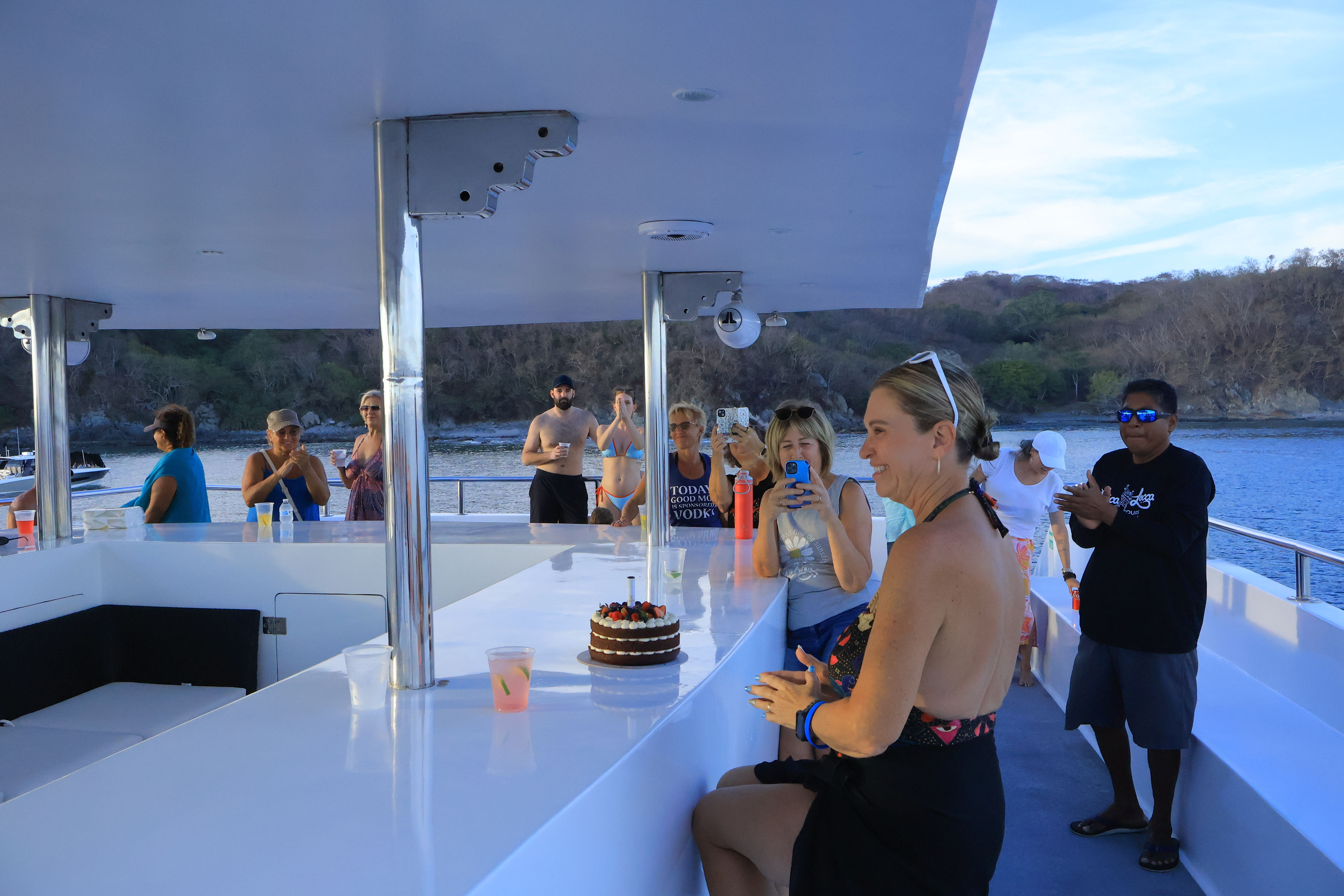 Bachelorette yacht charter Sayulita all inclusive drinks