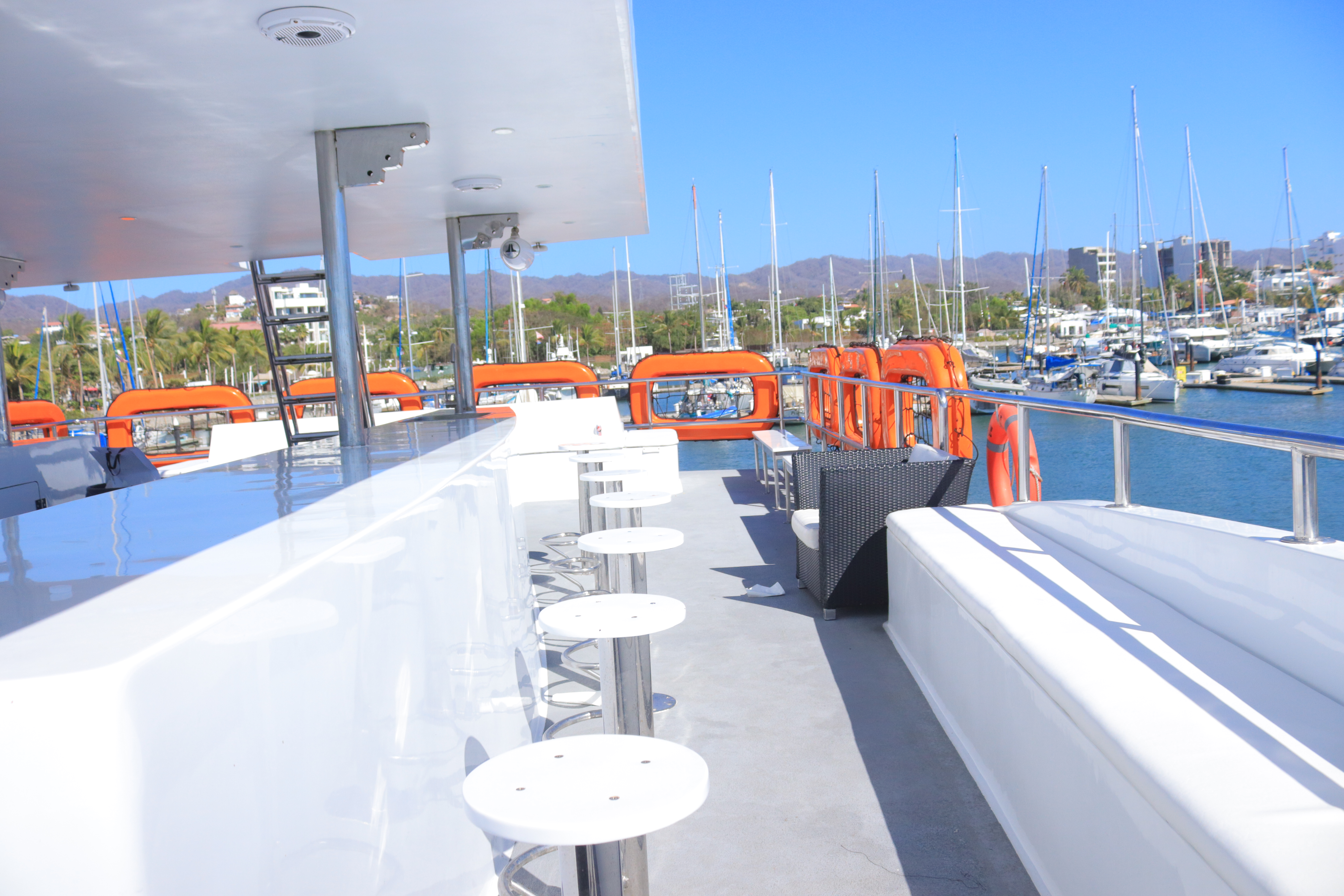 Private catamaran cruise Sayulita coastline Mexico